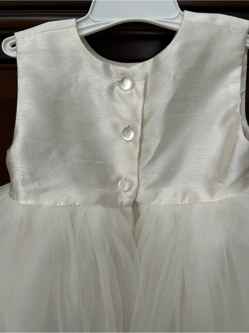 David’s Bridal Size 12M Ivory Tulle Party Dress - Picture 4 of 5